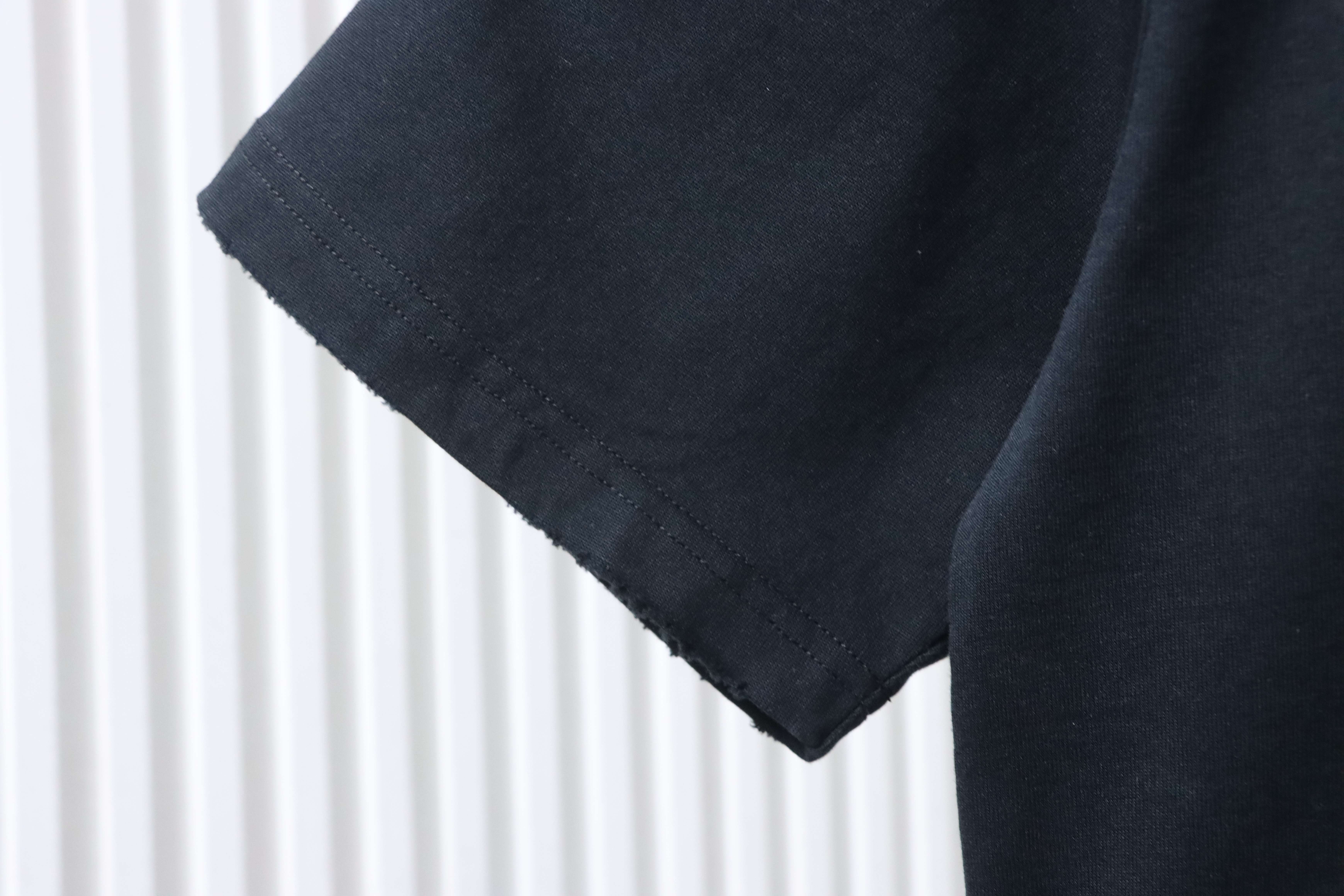 Balenciaga Patch Embroidered T-Shirt YL #160 Black