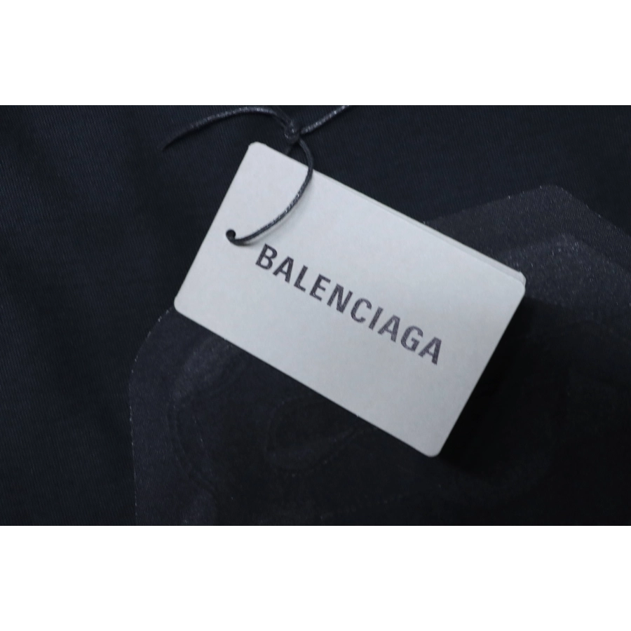Balenciaga Patch Embroidered T-Shirt YL #160 Black
