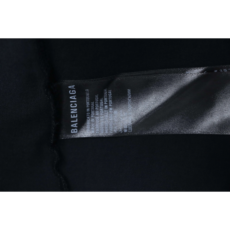 Balenciaga Patch Embroidered T-Shirt YL #160 Black