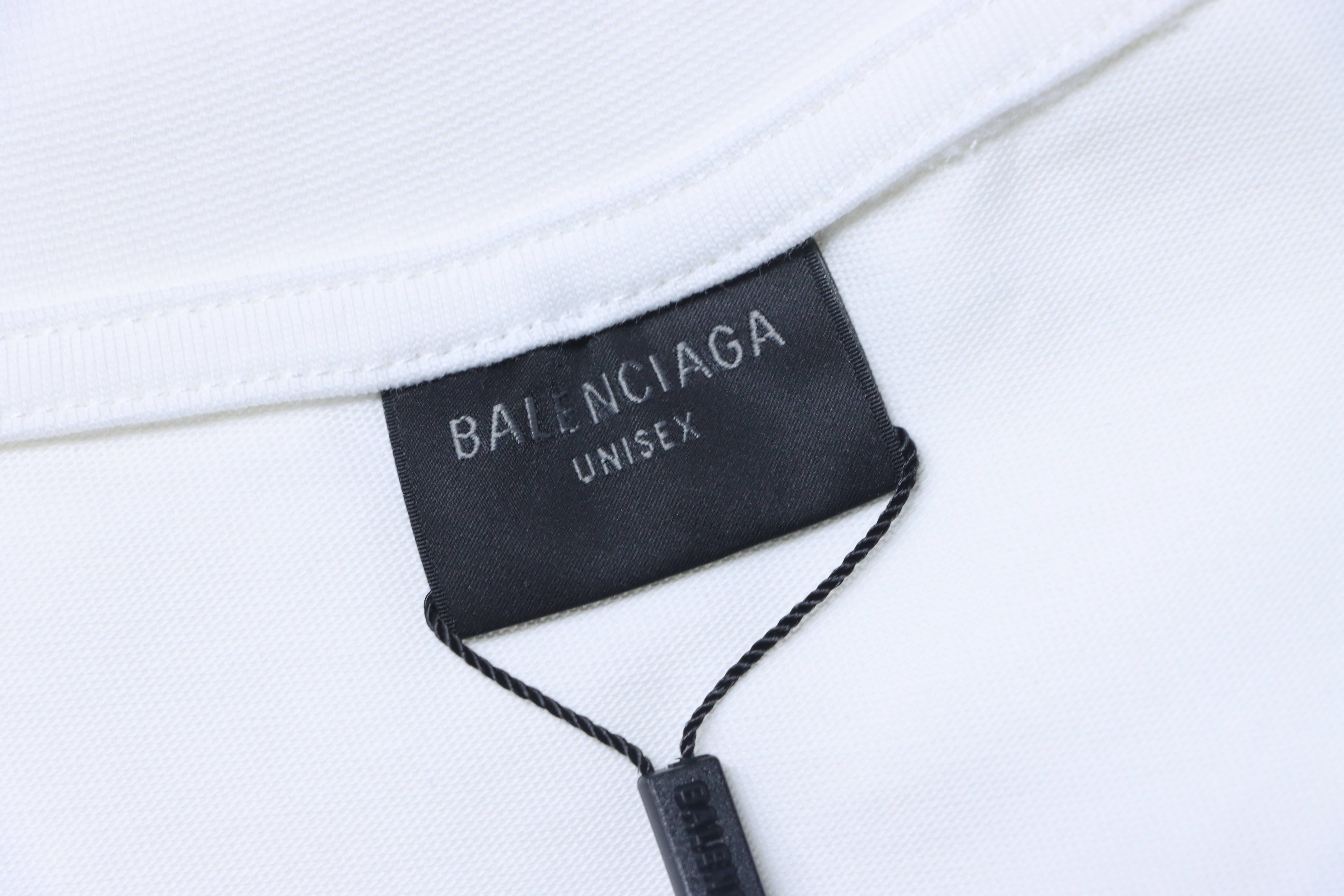 Balenciaga Ski Collection T-shirt YL#150 White