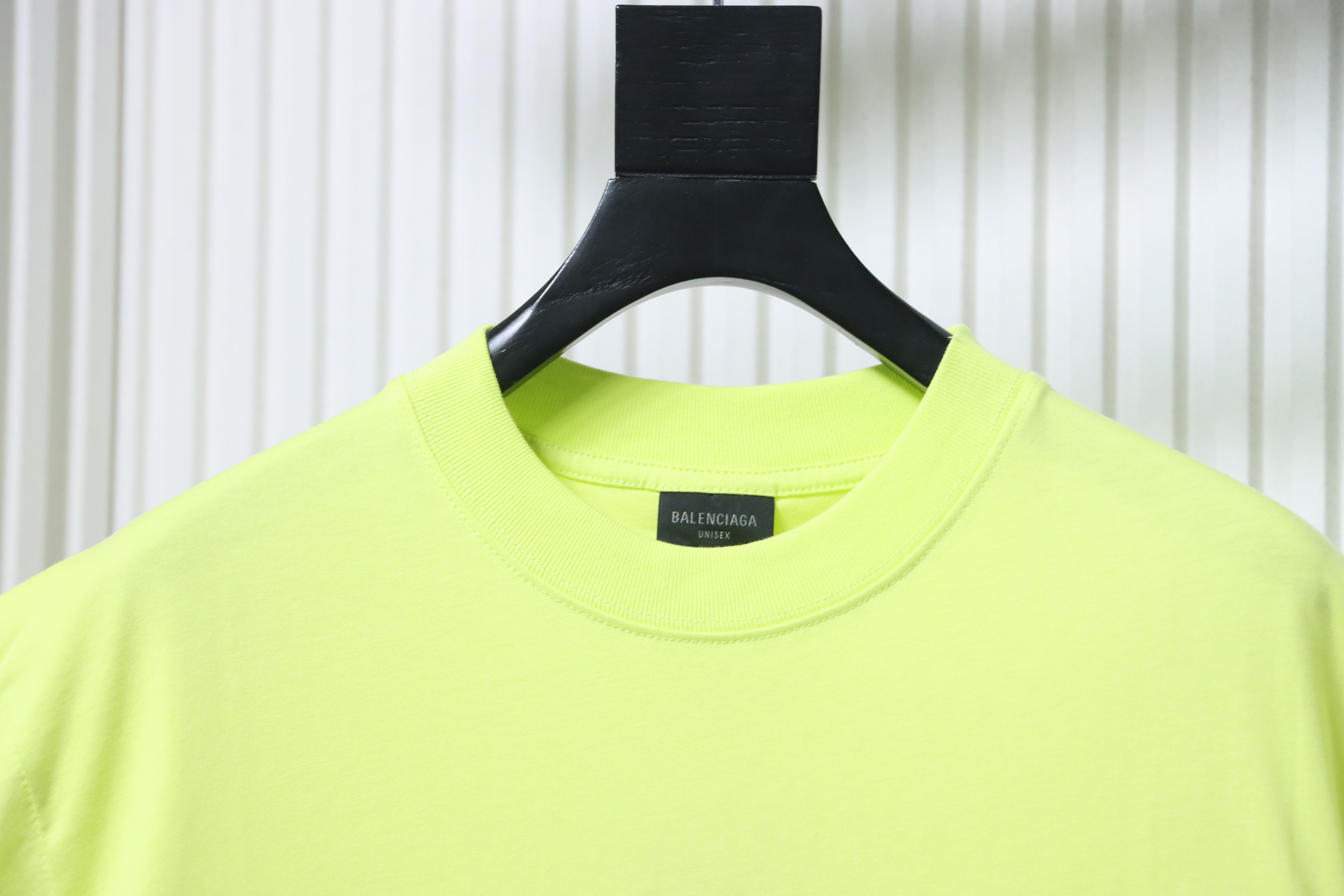 Balenciaga Tape Printed Ghost T-Shirt YL #140 Fluorescent Green
