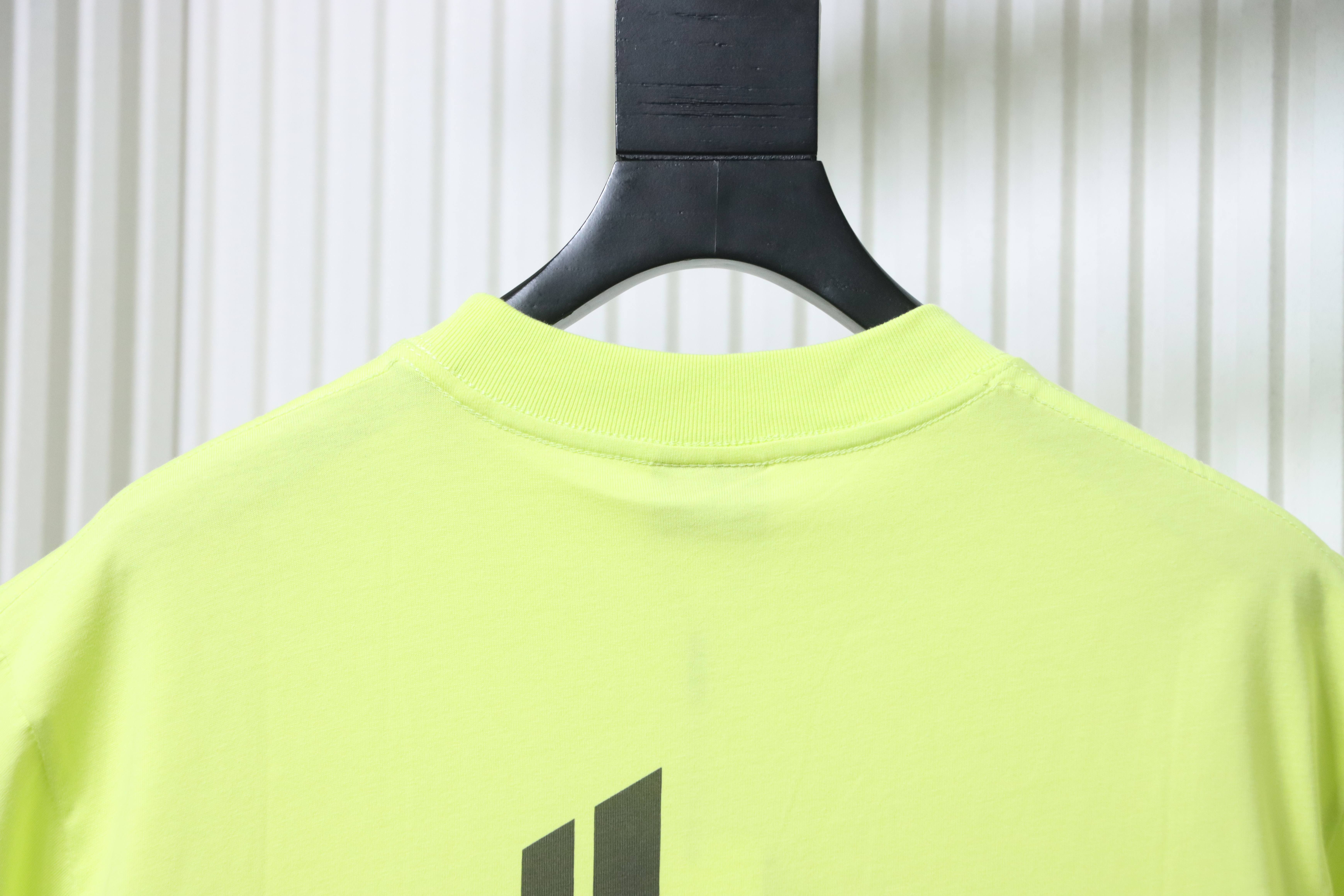 Balenciaga Tape Printed Ghost T-Shirt YL #140 Fluorescent Green