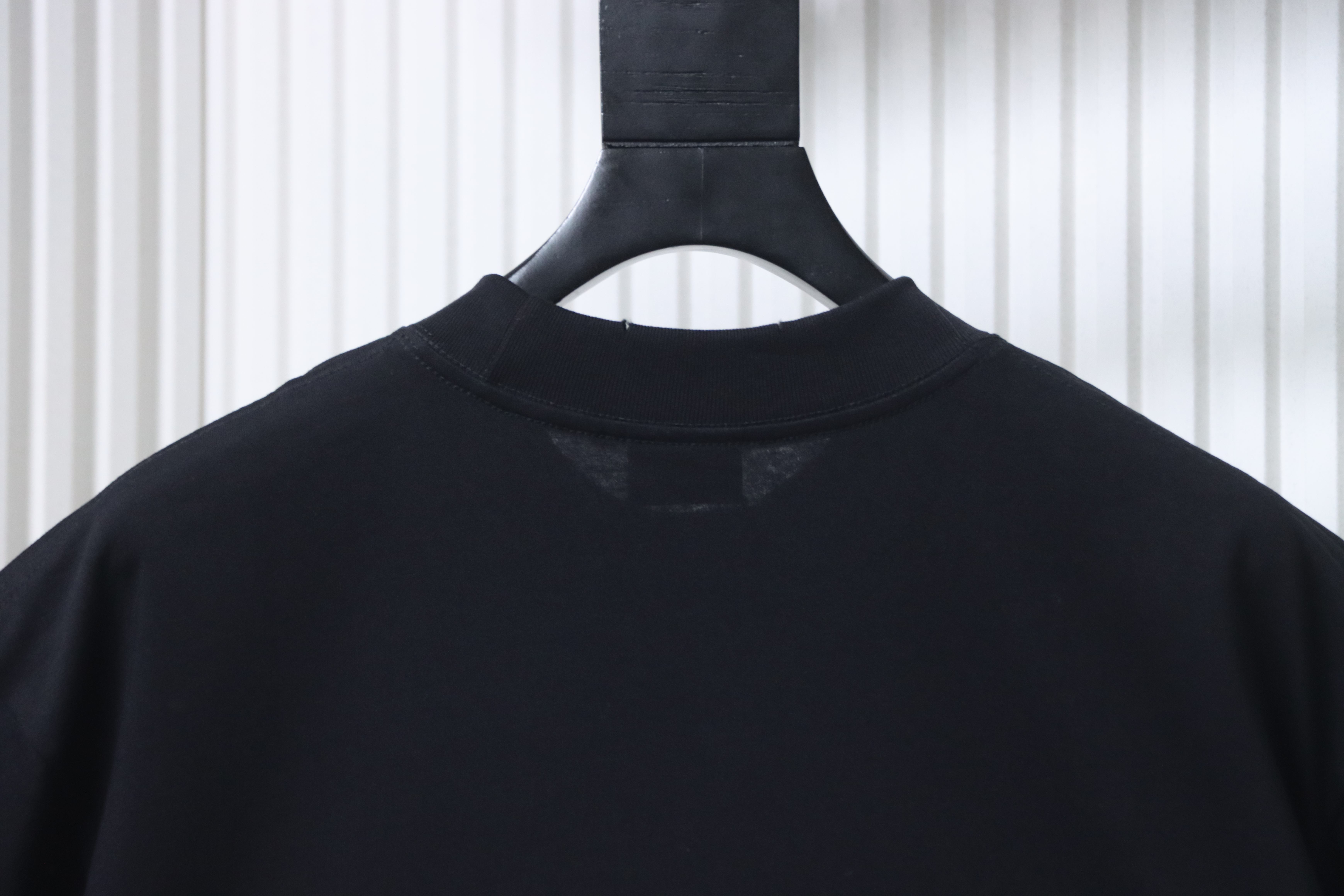 Balenciaga Window Light Art Print T-shirt YL#150 Black