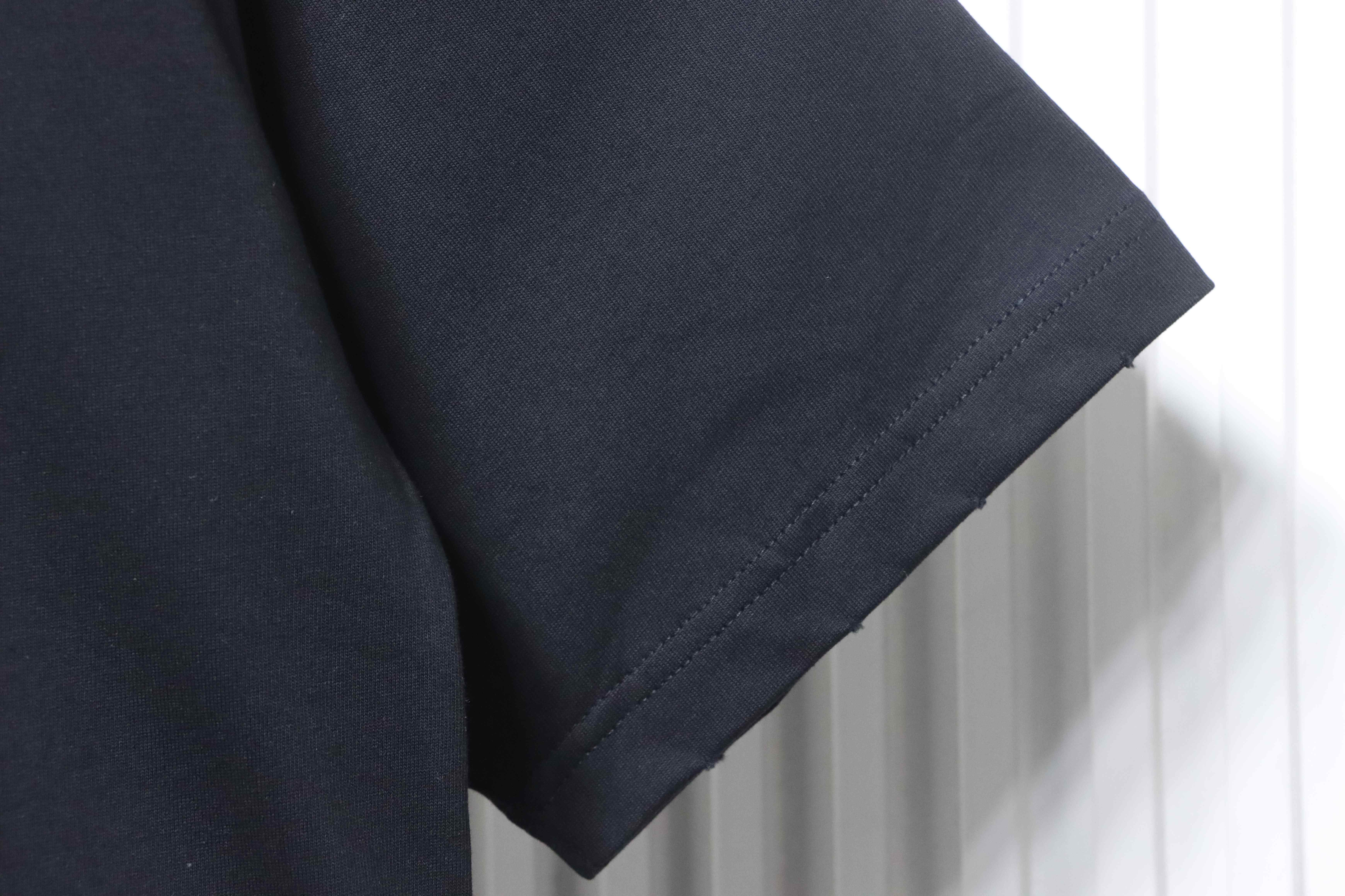 Balenciaga Window Light Art Print T-shirt YL#150 Black