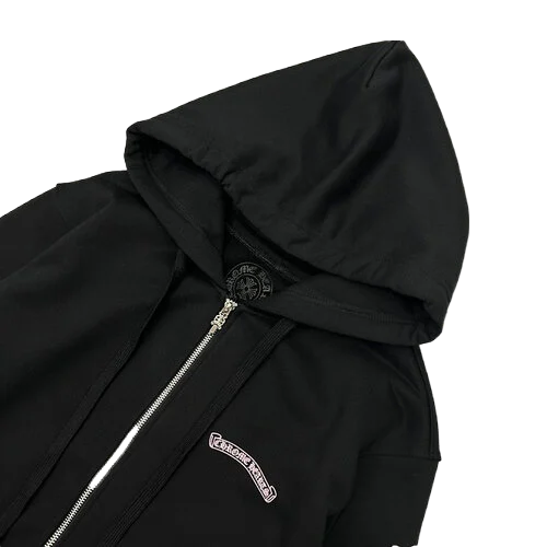 Chrome Hearts Deadly Doll Cemetery Crosses Hoodie Black