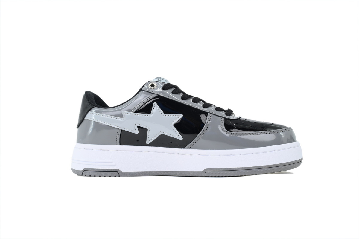 A BATHING APE Carbon Ash Black And White OXZ-SHM19-13030
