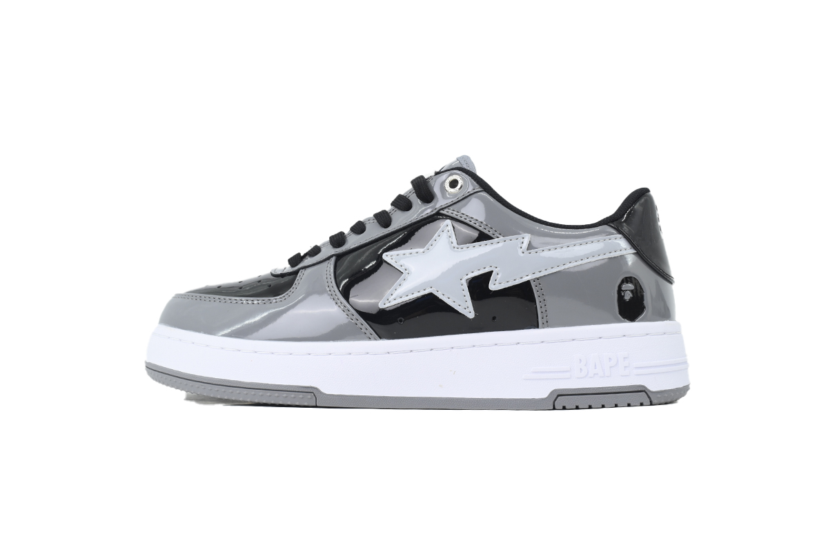 A BATHING APE Carbon Ash Black And White OXZ-SHM19-13030
