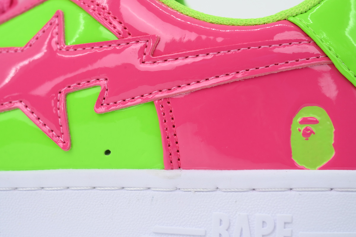 A BATHING APE Peach Red Green OXZ-SHM19-13030
