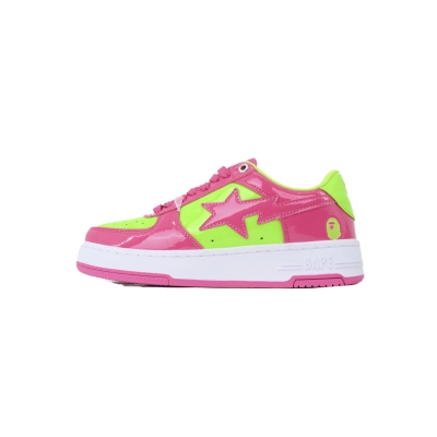 A BATHING APE Peach Red Green OXZ-SHM19-13030 01