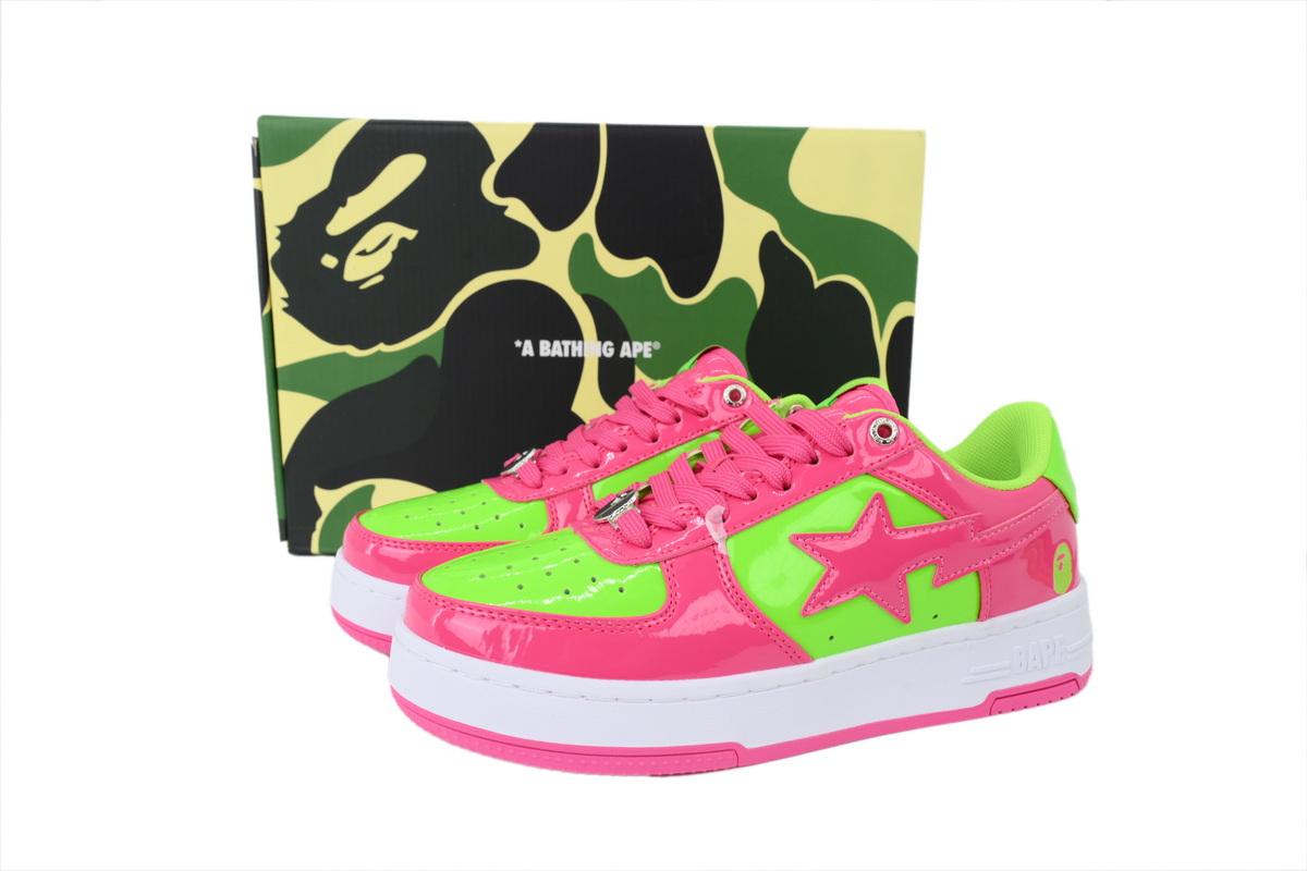 A BATHING APE Peach Red Green OXZ-SHM19-13030