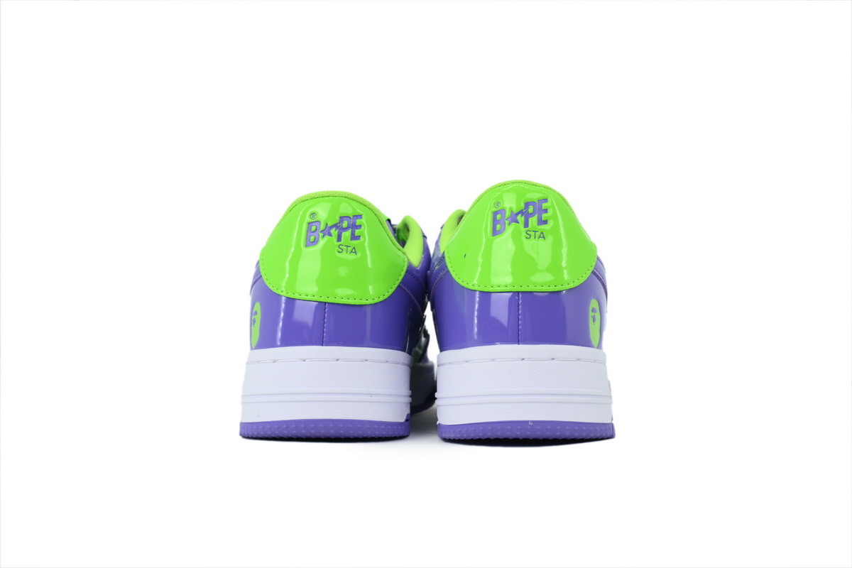 A BATHING APE Purple Green OXZ-SHM19-13030