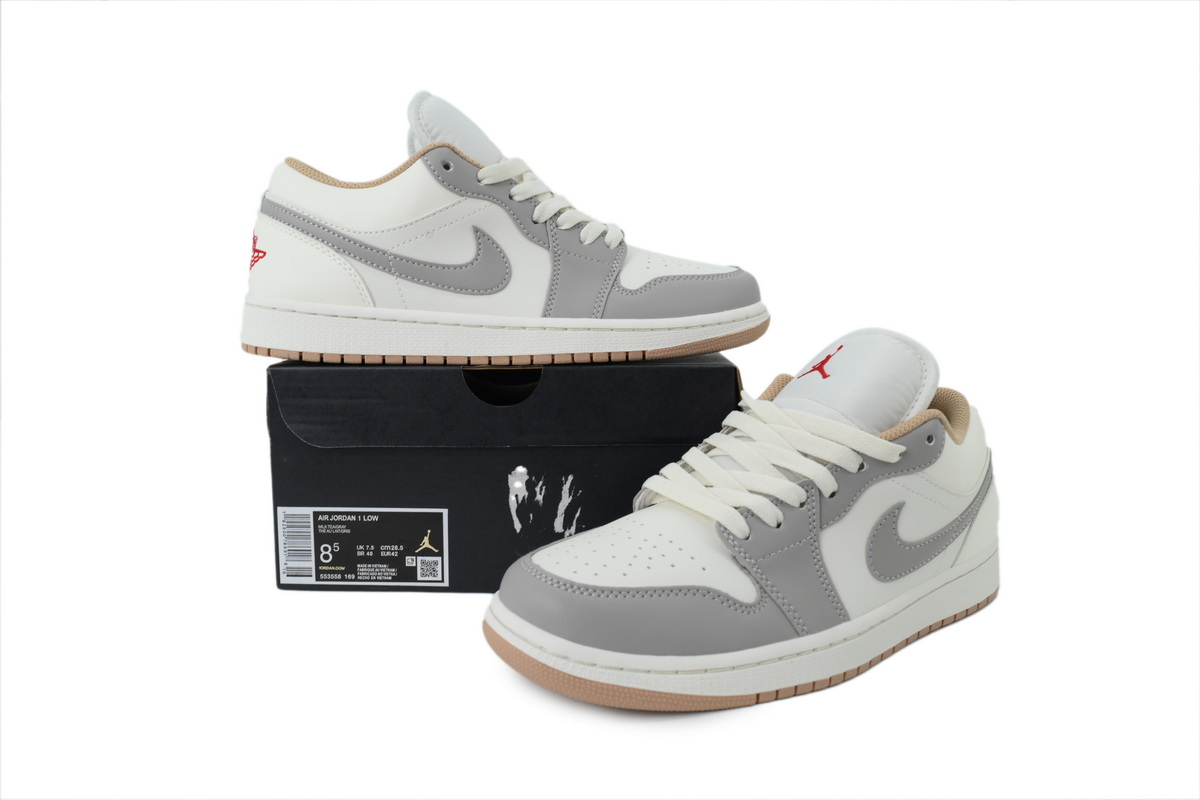 Air Jordan 1 Low 'Sail College Grey' 553558-169