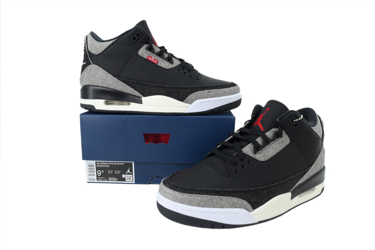 Levi's x Air Jordan 3 Retro SP 'Black Denim' IR0914-400