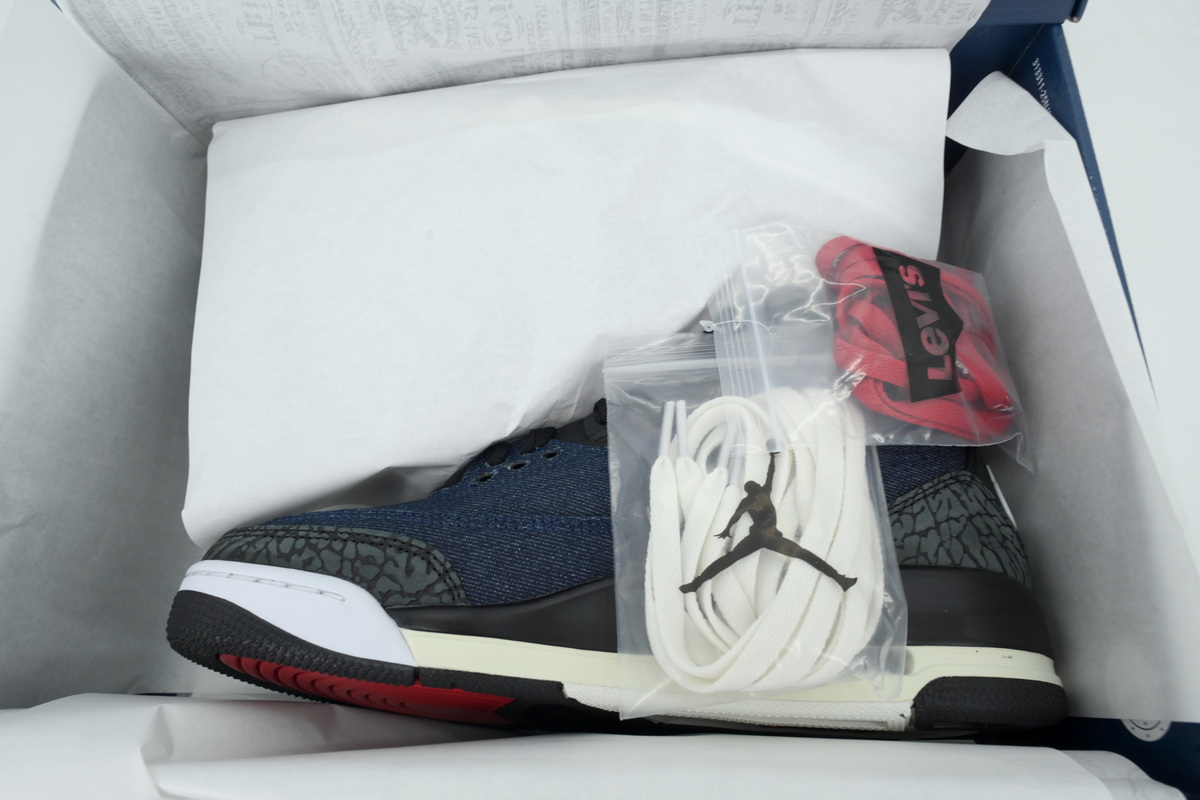 Levi's x Air Jordan 3 Retro SP 'Denim Blue' IH7959-400