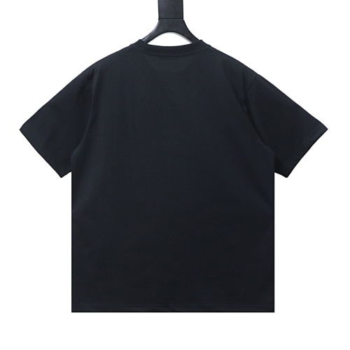 Ami 26SS Panda Round Neck T-shirt Black