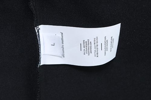 Ami 26SS Panda Round Neck T-shirt Black