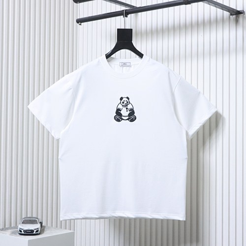 Ami 26SS Panda Round Neck T-shirt White