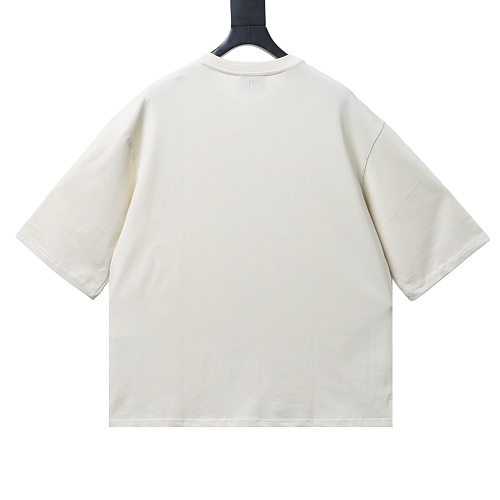 AMI Floral T-shirt Apricot
