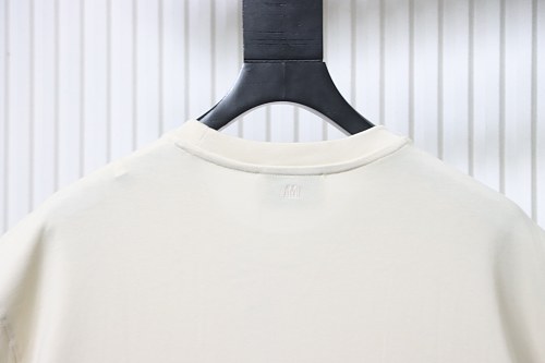 AMI Floral T-shirt Apricot