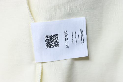 Ami Paris 26SS Contrasting Color Patchwork T-shirt White Green