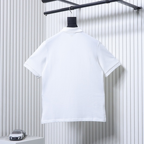 Ami Paris Classic Love Embroidered Polo Short Sleeve White