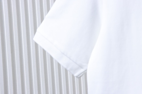 Ami Paris Classic Love Embroidered Polo Short Sleeve White