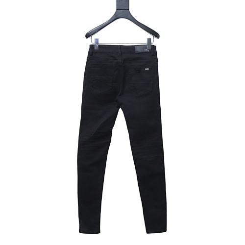 Amiri American Knife Ripped Denim Jeans Black