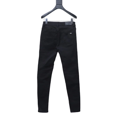 Amiri American Knife Ripped Denim Jeans Black 02