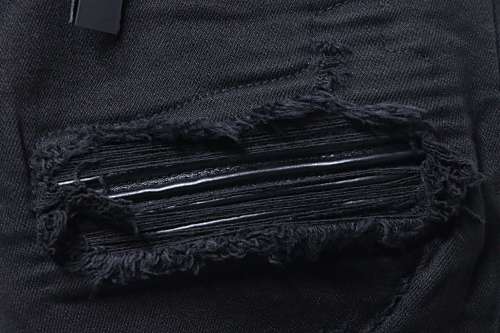 Amiri American Knife Ripped Denim Jeans Black