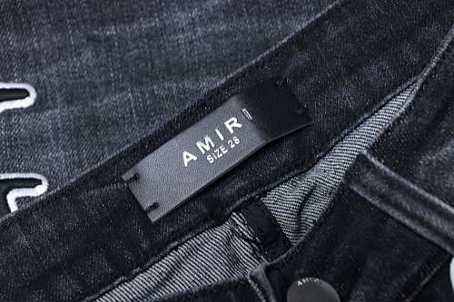 Amiri LOGO Patch Ruins Denim Jeans