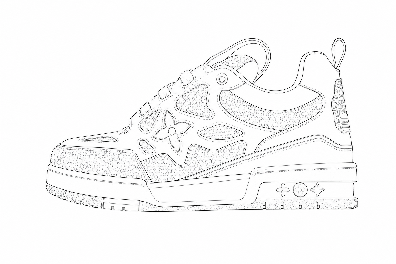 L Brand Sneakers