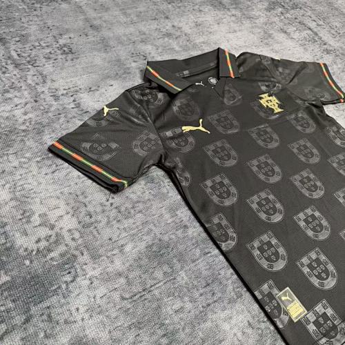 2026 Kids Portugal Special Edition Black Jersey