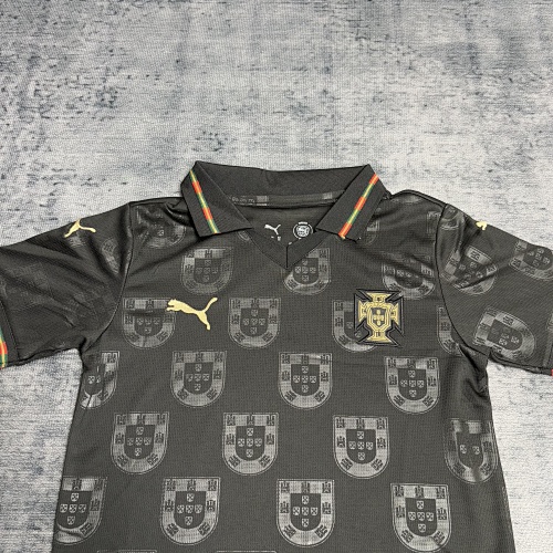 2026 Kids Portugal Special Edition Black Jersey