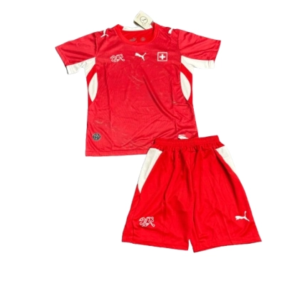2026 Kids Switzerland home Jersey 01