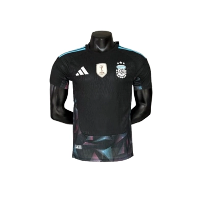 2026 Player Edition Argentina Goalkeeper Black Jersey 01