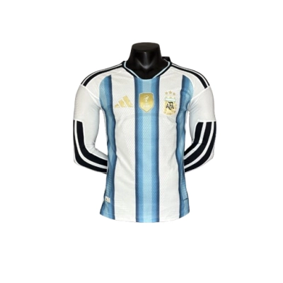 2026 Player Version Long-sleeved Argentina Home Jersey 01