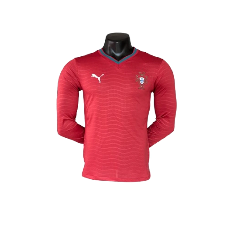 2026 Player Version Portugal Home Jersey Long Sleeve