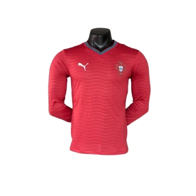 2026 Player Version Portugal Home Jersey Long Sleeve 01