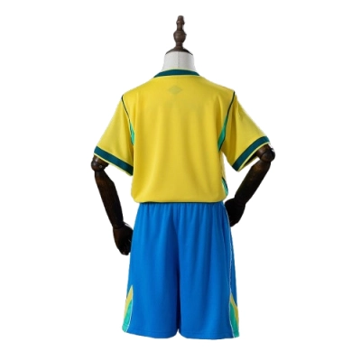 2026 Brazil Home Kids Kit Jersey 02