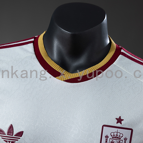 Spain 2026 Away Player Version Long Sleeve Jersey