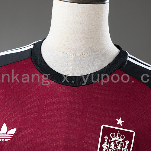 Spain 2026 GK-Red Long Sleeved Jersey