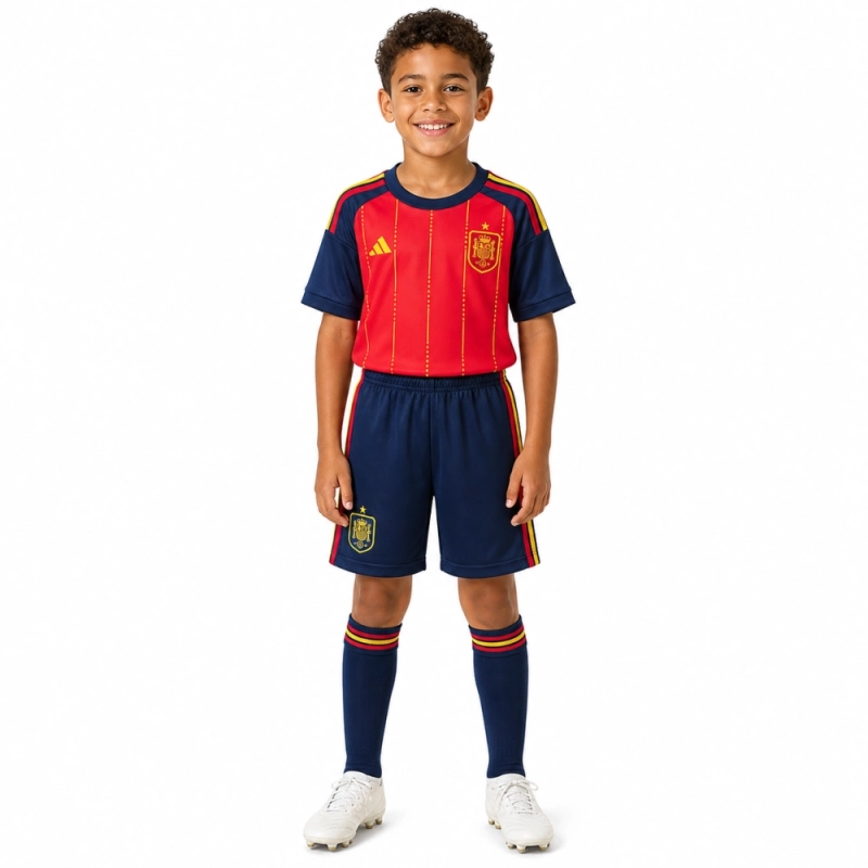 Spain 2026 Home Kids Kit Jersey
