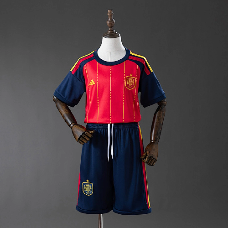 Spain 2026 Home Kids Kit Jersey