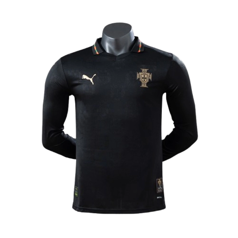 2026 Portugal Special Edition - Black Panther Long-Sleeve Player Version Jerseys