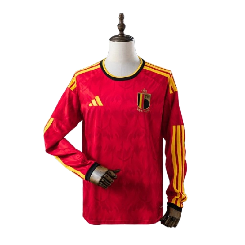 2026 Belgium Home Long-Sleeve Jersey