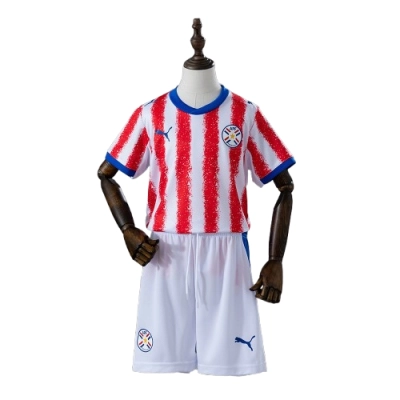 2026 Paraguay Home Kids Kit Jersey 01