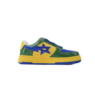 A Bathing Ape Bape Sta KidSuper Brazil "Green Yellow" 1M23 191 936 02