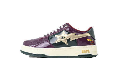 A Bathing Ape Bape Sta KidSuper POR "Burgundy" 1M23 191 937