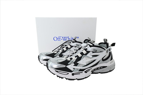 OFF-WHITE Be Right Back Of Silver Black OMIA29SS 26FAB00 17210