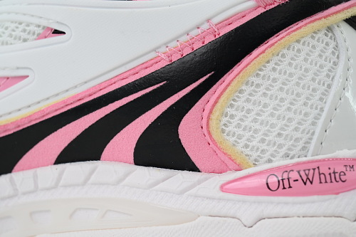 OFF-WHITE Be Right Back Of White-Pink OWIA289S 26FAB00 1013C